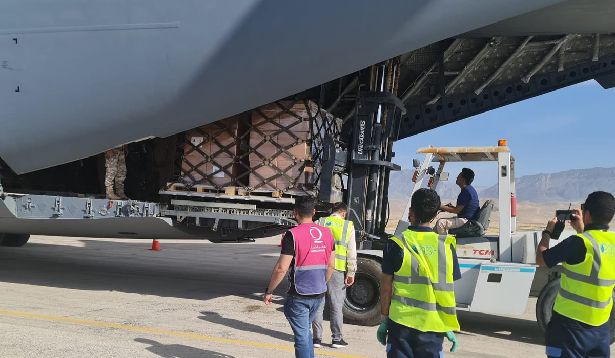 Relief Aid to Afghanistan Flood Victims